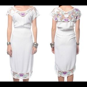 Vintage boho dress - size large 1970’s/80’s